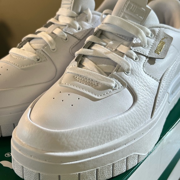 #NWT #PUMA Cali Dream Lth (Womans) 2022 White on White! Size US: 10 - Picture 5 of 10